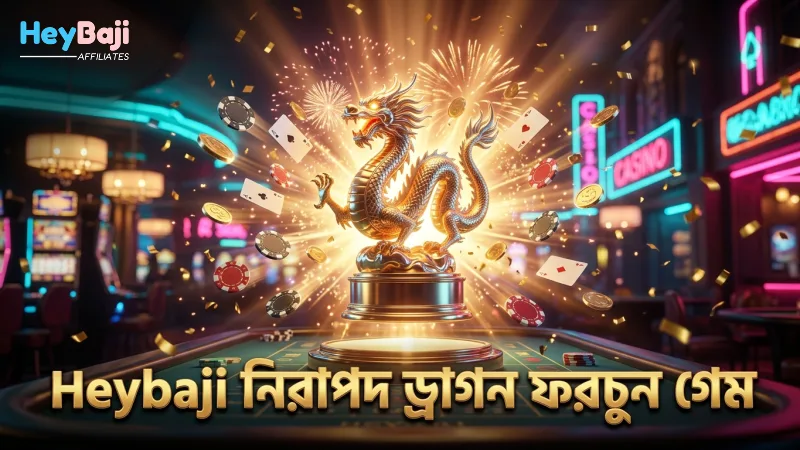 ড্রাগন ফরচুনের নিরাপদ গেমপ্লে নিশ্চিত করে Heybaji প্ল্যাটফর্ম।