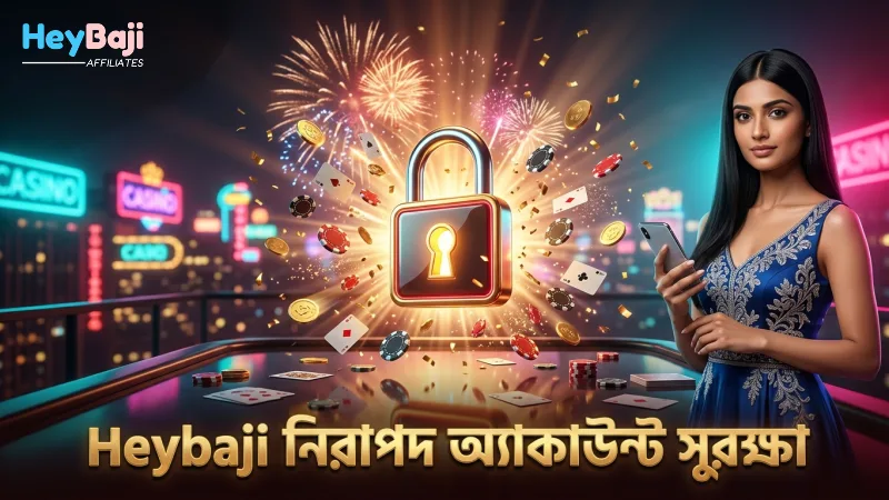 Heybaji প্ল্যাটফর্মে অ্যাকাউন্ট সুরক্ষার আধুনিক পদ্ধতি।
