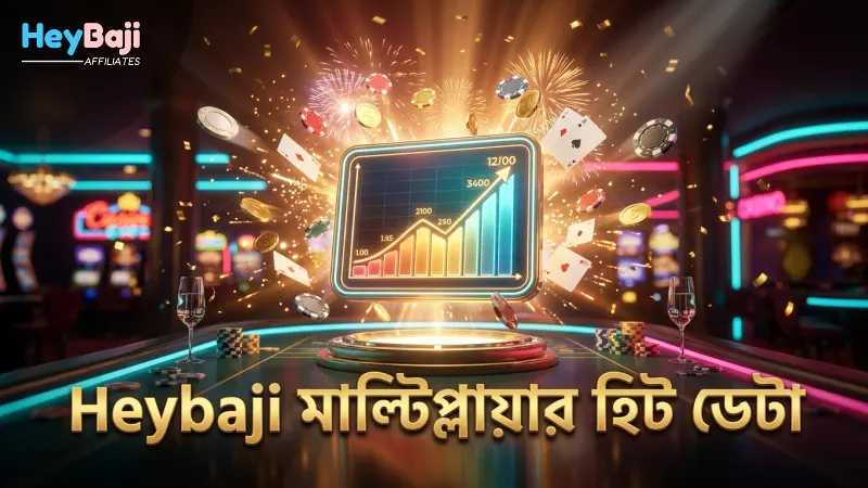 Heybaji-এর ভেরিফায়েড ডেটা দিয়ে মাল্টিপ্লায়ার হিট ফ্রিকোয়েন্সি পরীক্ষা।