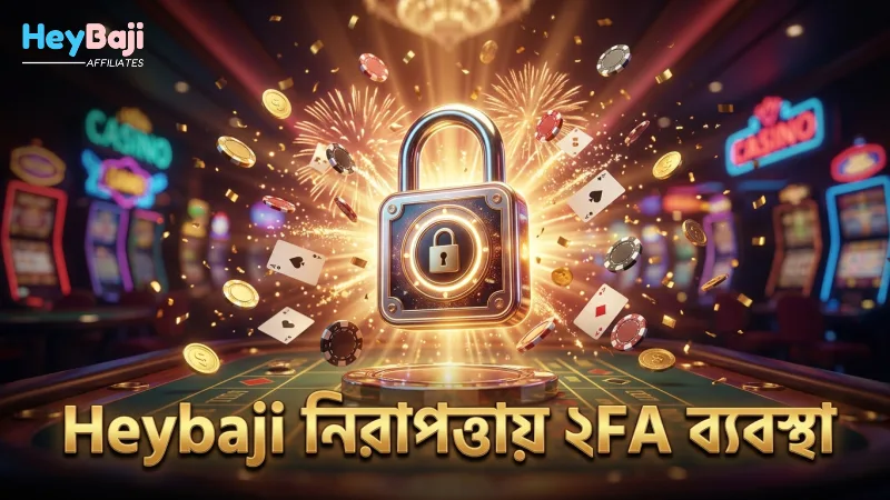 দুই ধাপের যাচাইকরণ Heybaji অ্যাকাউন্টের সুরক্ষা নিশ্চিত করে।