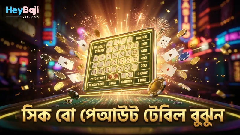 সিক বো খেলার ভুলগুলো হ্রাস করতে পেআউট টেবিল বুঝুন