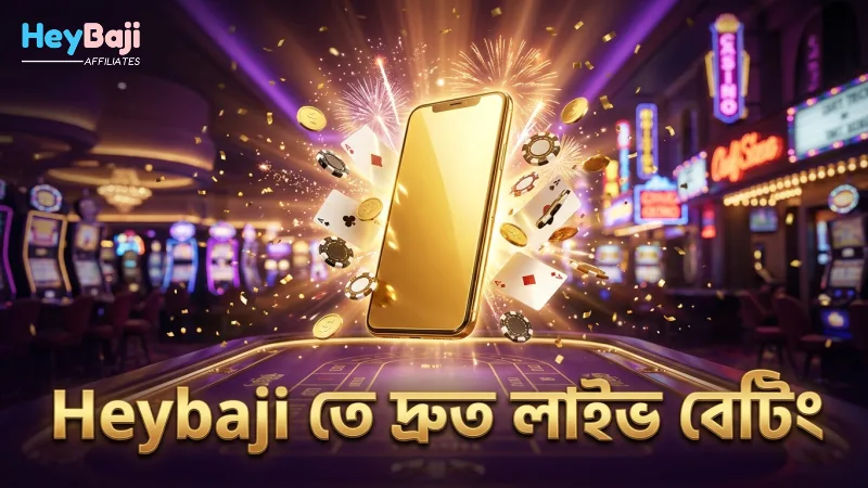 লাইভ বেটিংয়ের গতি বজায় রাখতে Heybaji ব্যবহার করুন