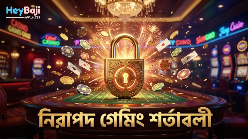 নিরাপদ গেমিং নিশ্চিত করতে শর্তাবলী ও নিয়মাবলী প্রয়োগ।